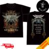 BABYMETAL World Tour 2024 Asia Metal March Schedule Lists Two Sides T-Shirt