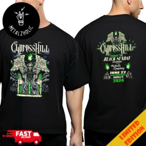 Cypress Hill Black Sunday 30th Anniversary With The Nashville Symphony June 22 Ascend Amphitheater Nashville TN 2024 Two Sides T-Shirt