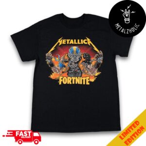 Fortnite x Metallica Merch Collaboration Fury Version M72 Pop-Up Shops T-Shirt