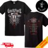 Stadium Logo Metallica Band Metal Tour August 2 And 4 2024 M72 Foxborough Two Nights No Repeats Weekend North America Two Sides T-Shirt