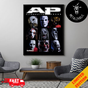 Here Comes The Pain Slipknot Are Still In Command Alternative Press Fall 2024 Poster Canvas