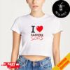 The Death Of Slim Shady TDOSS Chainsaw Lady’s Cropped T-Shirt