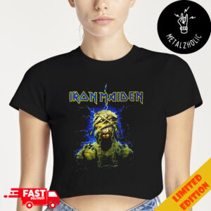 Iron Maiden Powerslave Mummy Cropped T-Shirt