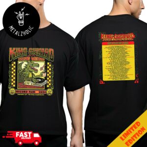 King Gizzard And The Lizard Wizard Record Fair 2024 September 14th The Gorge Amphitheatre Schedule Lists Two Sides T-Shirt