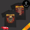 Megadeth Crush The World Tour 2023 Schedule Lists Two Sides T-Shirt