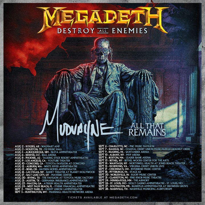 Megadeth September 9 2024 Everything You Need to Know About Their Epic Concert