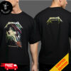 ReviveRise Metallica Metal Band M72 Tour 2024 Schedule Lists And Tour Stops Skull Logo Two Sdies T-Shirt