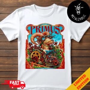 Primus The Poster Tonight’s Show In Colorado Springs CO Ford Amphitheater August 24 2024 Limited Edition T-Shirt