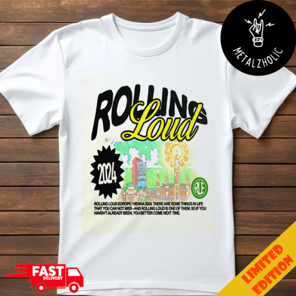 Rolling Loud Europe Vienna 2024 RL x CCC Festival T-Shirt