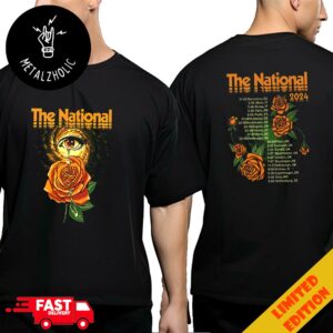 Sad Das The National 2024 Tour Merch Schedule Lists Two Sides T-Shirt