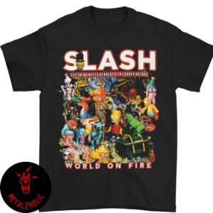 Slash Featuring Myles Kennedy And The Conspirators World On Fire T-Shirt