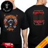 Metallica Blackened Whiskey 2024 North America Tour Schedule Lists Pop-Up Store Two Sides T-Shirt