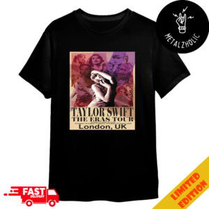 Taylor Swift The Eras Tour 21-22-23 June 15-16-17-19-20 August 2024 London UK Merchandise T-Shirt