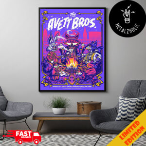 The Avett Bros August 23 2024 Jacobs Pavilion Cleveland Ohio Birthplace Of Rock And Roll Poster Canvas