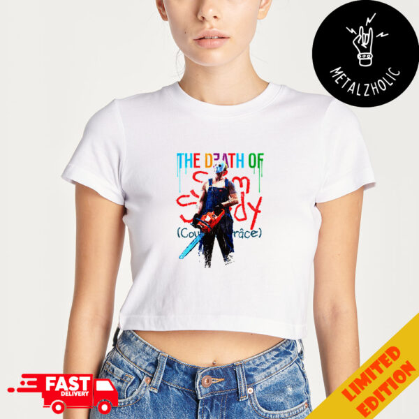 The Death Of Slim Shady TDOSS Chainsaw Lady’s Cropped T-Shirt