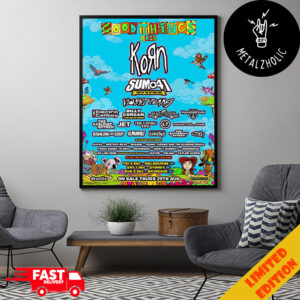 The Good Things 2024 Festival Line Up Korn Sum 41 Violent Femmes And So Much More Schedule Lists Poster Poster Canvas