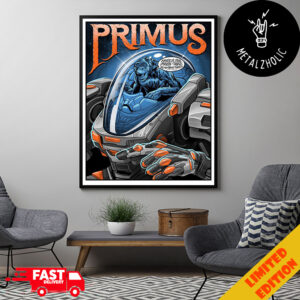 The Poster For Tonight’s Show In Austin TX For Primus August 21 2024 ACL Live Moody Theater Poster Canvas