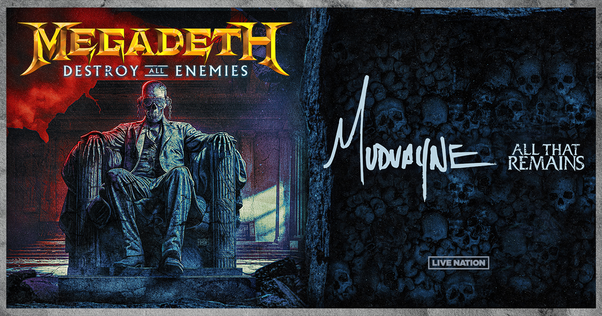 Megadeth National Arena Poster