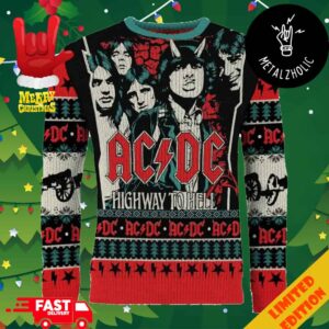 AC/DC Highway To Hell Whole Lotta Cozy Christmas Gifts For Fans Ugly Sweater