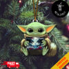 Baby Yoda Hug Metallica M72 Seattle North American Tour Sept 1 2024 Poster No Repeat Weekend Christmas Ornament