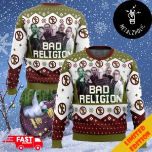 Bad Religion Heavy Metal 2024 Gift Ugly Christmas Sweater