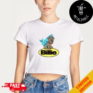 Billie Eilish Dog Shark Merchandise Lady’s Cropped T-Shirt