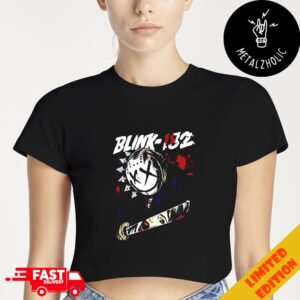 Blink-182 Happy Friday The 13th Merchandise Cropped T-Shirt