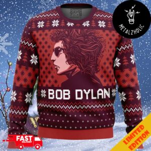 Blood On The Tracks Bob Dylan Ugly Christmas Sweater