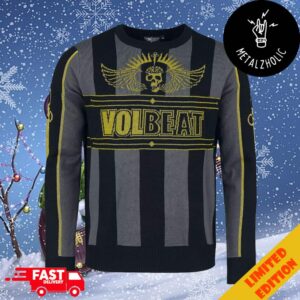 Bravado Volbeat Holiday Jumper 2024 Heavy Metal Christmas Ugly Sweater