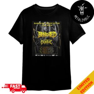 Canadian Infestation Tour 2024 Benighted And Cognitive Tour Dates Merchandise T-Shirt