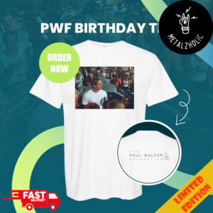 Celebrate Paul Walker’s 51st Birthday Paul Walker Foundation Legacy T-Shirt