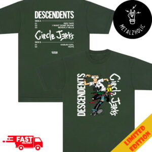 Circle Jerks Descendents 2024 Collab Tour Two Sides T-Shirt