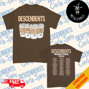 Coffee Cup Descendents Circle Jerks 2024 World Tour Two Sides T-Shirt