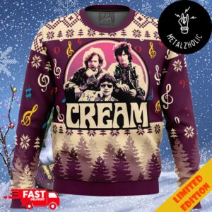 Cream Band Ugly Christmas Sweater