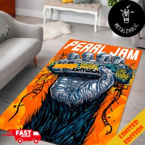 Dark Matter Tour 2024 Pearl Jam At The Madison Square Garden Event Poster At New York Sept 4 By Munk One Home Decor Rug Carpet