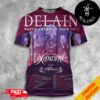 Delain North American Tour 2025 With Xandria And Edge Of Paradise Tour Dates Tye Dye T-Shirt