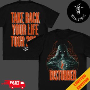 Disturbed Take Back Your Life Tour 2024 Two Sides T-Shirt