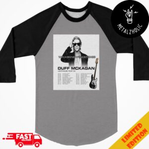 Duff McKagan Brings His Lighthouse Tour 2024 Win A Signed Fender Bass Tour Dates Raglan Shirt