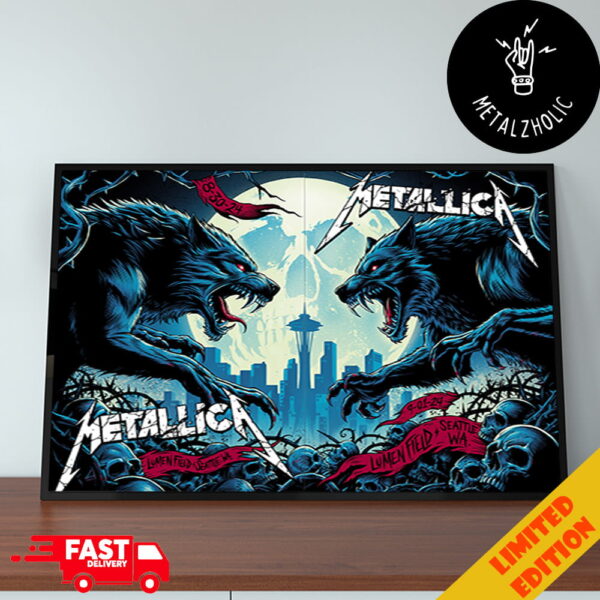 Full Shows In M72 Seattle Lumen Field Metallica North America Tour No Repeat Weekend September 1 2024 At WA Met On Tour Home Decor Poster Canvas