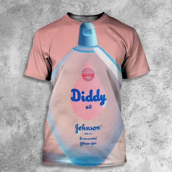 Funny 50cent Twitter Post Diddy Oil Johnson Is Coming Soon LOL Best Halloween 2024 Costume All Over Print T-Shirt