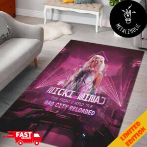 Gag City Reloaded Act 1 Gag City Philly Nicki Minaj Pink Friday 2 World Tour 2024 Home Decor Rug Carpet