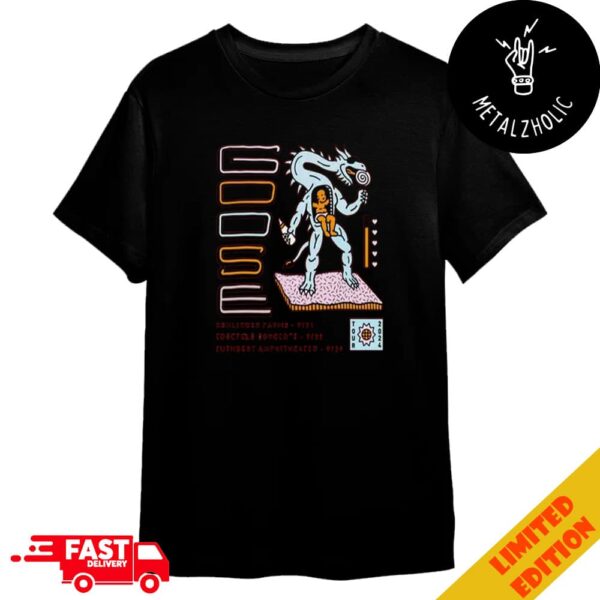 Goose Merchandise September 21-22-24 2024 Tour T-Shirt