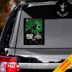 Green Lung The Heathen Neverland Tour 2025 With Unto Others And Satan’s Satyrs Tour Dates Sticker