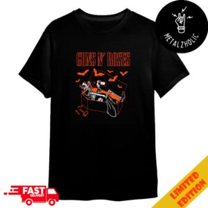 Guns N’ Roses Glow In The Dark Robot Coffin Halloween 2024 Merchandise T-Shirt Merchandise T-Shirt