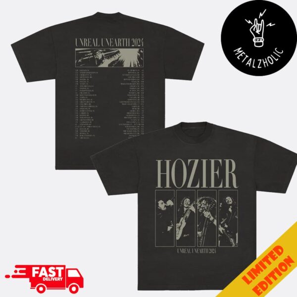 Hozier Unreal Unearth 2024 Photo Tour Merchandise Two Sides T-Shirt