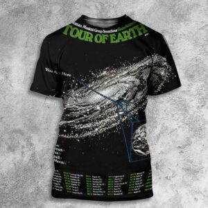 Human Musical Group Sensations Glass Animals Tour Of Earth Europe UK Aus Is Next Tour Dates 2024 All Over Print T-Shirt