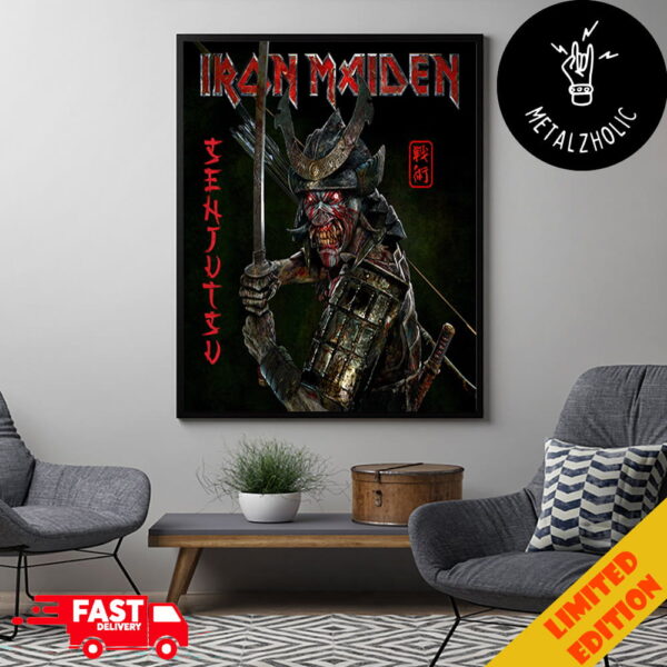 Iron Maiden Senjutsu September 3rd 2021 Seventeenth Studio Album Anniversary Poster Canvas