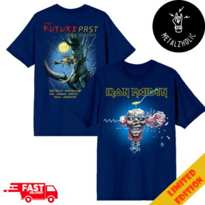 Iron Maiden The Future Past 2024 Tour Can I Play With Madness Fear Of The Dark Two Sides T-Shirt