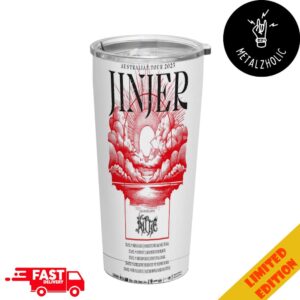 Jinjer Australian Tour 2025 Return To Australia Next February With Kittie Tour Dates Full Printed Stainless Steel Tumbler-Mug-Cup With Straw