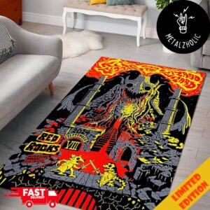 King Gizzard And The Lizard Wizard At Red Rocks Morrison Colorado September 13 2024 Concert Poster Tour Home Decor Rug Carpet